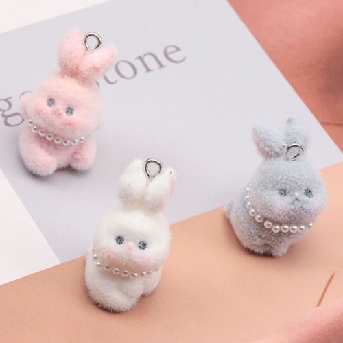 フロッキー製アニマルチャーム