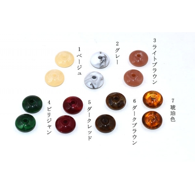 アクリルビーズ ソロバン 6×13mm ビーズパーツ【20ヶ】