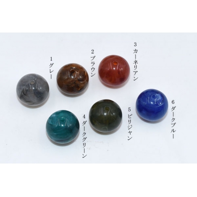 アクリルビーズ 丸玉 18mm ビーズパーツ【10ヶ】 