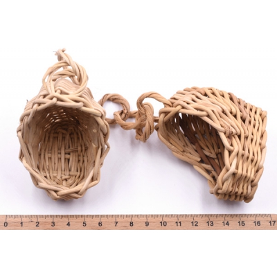 ラタンパーツ バスケット ハート型A【1ヶ】※ネコポス不可