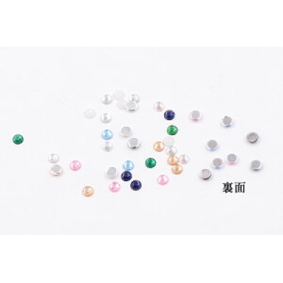 ネイルパーツ アクリルパーツ ラウンドカットA 4mm【200ヶ】