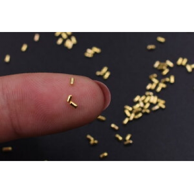 ネイルパーツ メタルパーツ スティック 1×2mm ゴールド【約500ヶ】