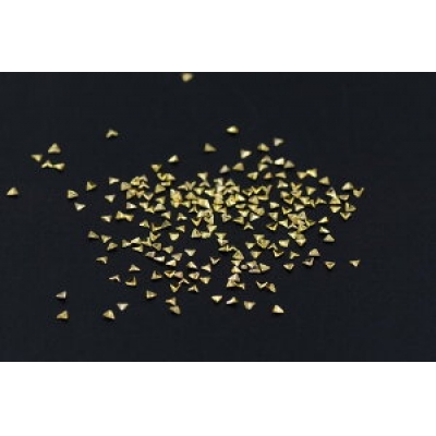 ネイルパーツ メタルパーツ 三角形 1.7×1.8mm ゴールド【約500ヶ】