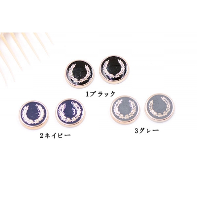 デコパーツ 半円と花冠 11mm アクリル エポ付【20ヶ】