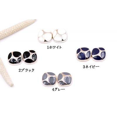 デコパーツ 不規則 16×16mm アクリル エポ付【10ヶ】