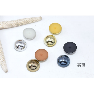 デコパーツ 半円 8×16mm アクリルパーツ メッキカラー【10ヶ】