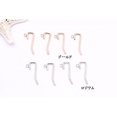 ポニーフック ヘアアクセサリー カン付 14×31mm【100ヶ】 