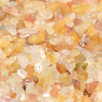 天然石さざれチップ 穴なしさざれチップ イエローアベンチュリン 5-7mm(50g) 