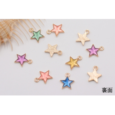 エポチャーム 星 12×15mm ゴールド【10ヶ】