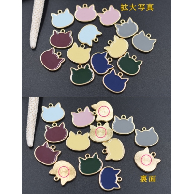 エポチャーム 猫の顔NO.1 全7色【10ヶ】 