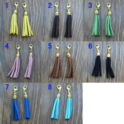 カニカン付合皮コードタッセル2 ゴールド 単色/2ヶ入り