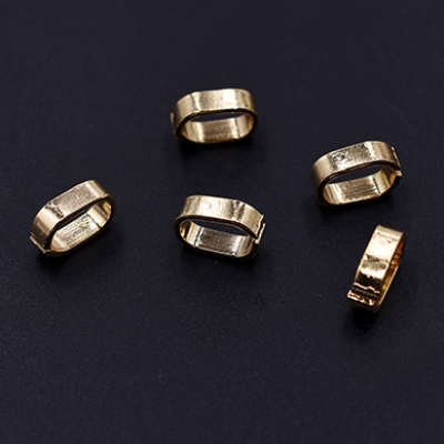 チェーンパーツ オーバル 7×10mm ゴールド【20ヶ】