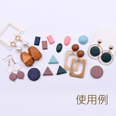 ウッドビーズ コイン 20mm 染め【20ヶ】