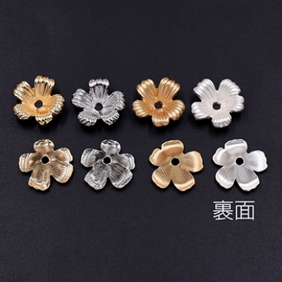 花座パーツ ビーズキャップ フラワーB 16×16mm【10ヶ】