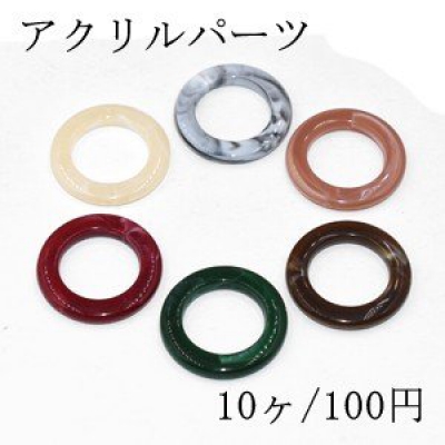 アクリルパーツ プレート 丸フレーム 31mm 穴なし【10ヶ】