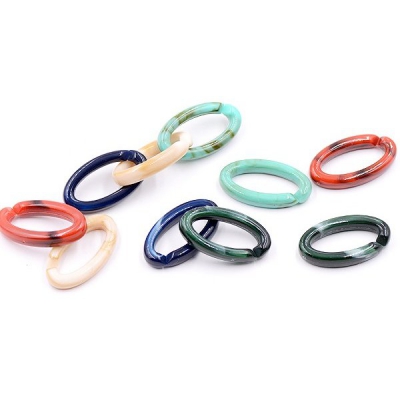 アクリルチェーンパーツ オーバル 20×35mm【10ヶ】