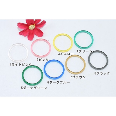 アクリルパーツ プレート 丸枠 23mm 穴なし クリアカラー【10ヶ】