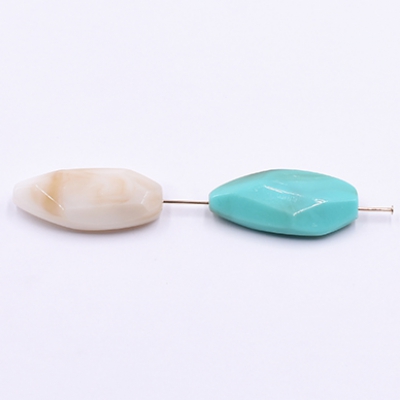 アクリルビーズ 不規則カット 14×30mm【15ヶ】