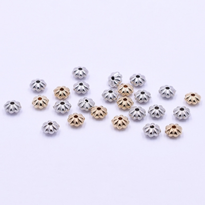 CCBビーズ カボチャ 3×6mm【100ヶ】