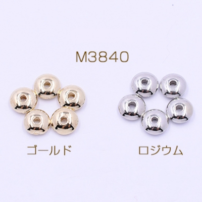 CCBビーズ ソロバン 2×6mm【100ヶ】