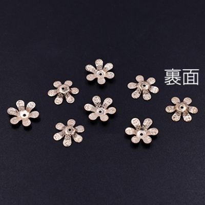 メタルフラワー 15×15mm 花座 No.67 ビーズキャップ ゴールド【20ヶ】