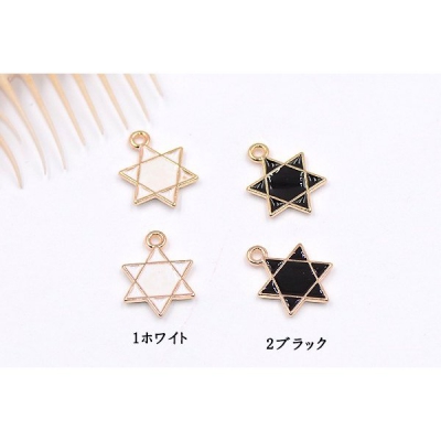 エポチャーム 六芒星 12×16mm ゴールド【10ヶ】