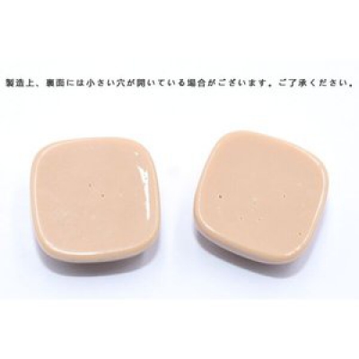 高品質デコパーツ 樹脂パーツ 半円 18mm 全10色【20ヶ】