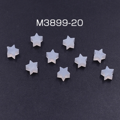 ピアスキャッチ 星型 5×5mm クリア【20ヶ】