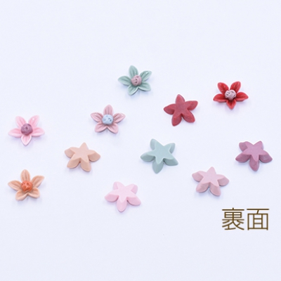 高品質デコパーツ 樹脂パーツ 桜 17×17mm【15ヶ】