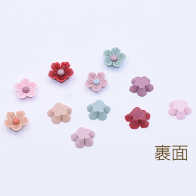 高品質デコパーツ 樹脂パーツ 梅の花 19×19mm【15ヶ】