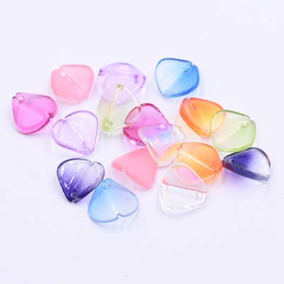 高品質チェコガラスチャーム 花びら 1穴 13×13mm 全8色