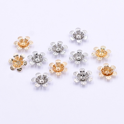 メタルフラワー 花座 No.69 ビーズキャップ 14×14mm【10ヶ】