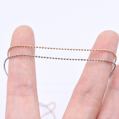 鉄製チェーン ボールチェーン 1mm【5m】