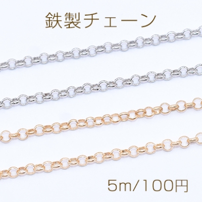 鉄製チェーン NO.2 ベルサーチェーン 2.5mm【5m】