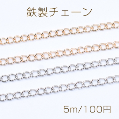 鉄製チェーン キヘイチェーン 3mm【5m】