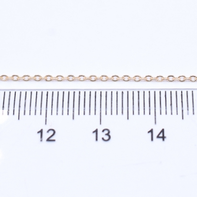 鉄製チェーン ツブシ小判チェーン 1mm【5m】