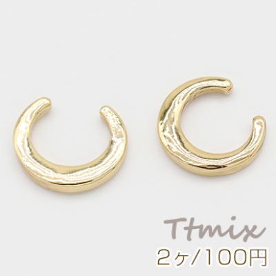 高品質イヤーカフ イヤーカフス 14×16mm 片耳用 ゴールド【2ヶ】