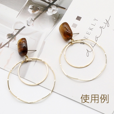 長方形貼り付けパーツ 樹脂製 デコパーツ スクエアカボション マーブルカラー 12×15mm（20ヶ）