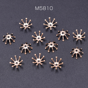 花座 No.82 ビーズキャップ 10mm ゴールド【100ヶ】