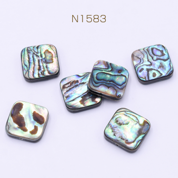 アバロンシェルビーズ スクエア 15×15mm【1ヶ】