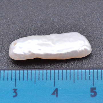 高品質淡水パールパーツ No.6 不規則型 1穴 天然素材【1ヶ】