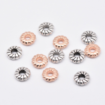 メタルビーズ ドーナツ 3×8mm【40g(約65ヶ)】