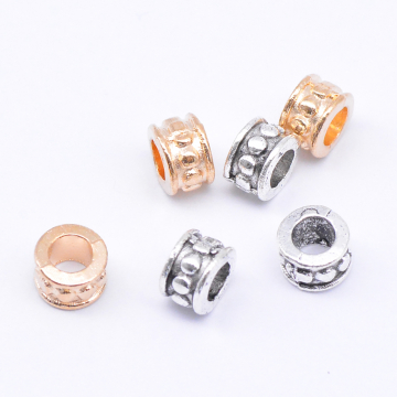 メタルビーズ チューブ 4×6mm【40g(約76ヶ)】