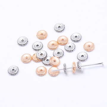 メタルビーズ 歯車型 1×6mm【40g(約215ヶ)】