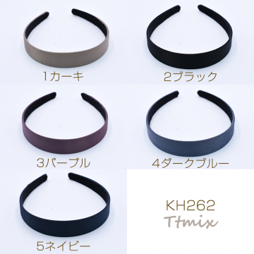 布地カチューシャ ヘアアクセサリー 幅約24mm【1ヶ】