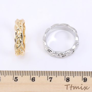 ファッションリング 指輪 デザインリングNo.23 幅約5.5mm【2ヶ】