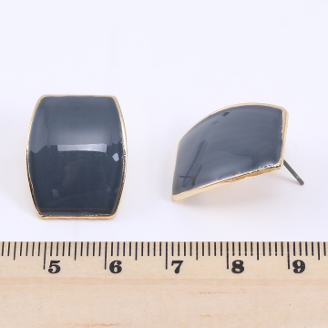 エポピアス 長方形 カーブ形 17×21mm【4ヶ】