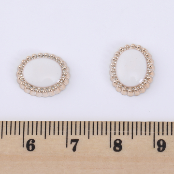 アクリル貼付けパーツ エポ付き オーバル 11×13mm【20ヶ】