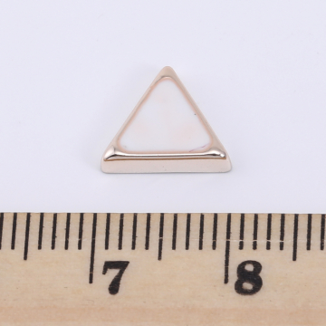 アクリル貼付けパーツ エポ付き 三角形 9×10mm【20ヶ】