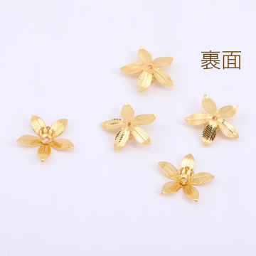 花座 No.87 座金 16×16mm ゴールド【50ヶ】